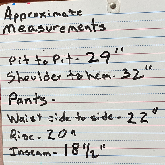 Silhouettes Vintage colorful Geometric Top and Capri Pants Set plus size 3X - Picture 13 of 16